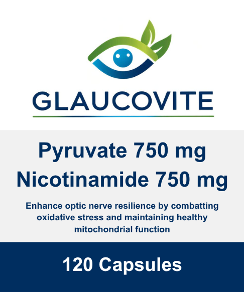Pyruvate and Nicotinamide Supplement to Support Optic Nerve Health