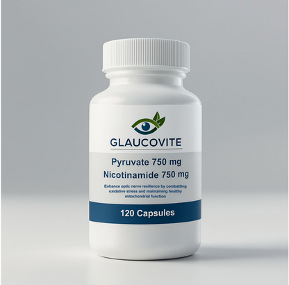 Pyruvate and Nicotinamide Supplement to Support Optic Nerve Health