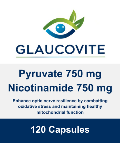 Pyruvate and Nicotinamide Supplement to Support Optic Nerve Health